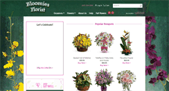 Desktop Screenshot of bloomiesflorist.net